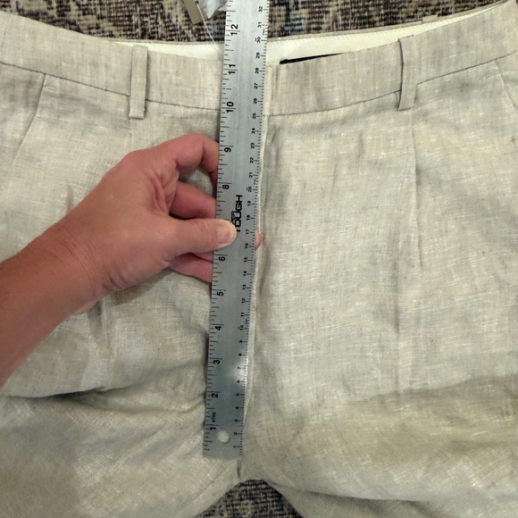 J. Crew Wide-leg Essential pant in linen • size 4 • NWT • BW528 • Flax - Picture 12 of 15